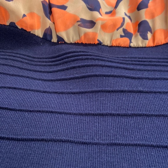 HP⭐️ Mini Dress. Cold shoulder. Sheer on top. Stretchy skirt. Like new - Picture 7 of 8